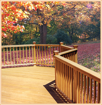 Yellow Cedar Outdoor Deck